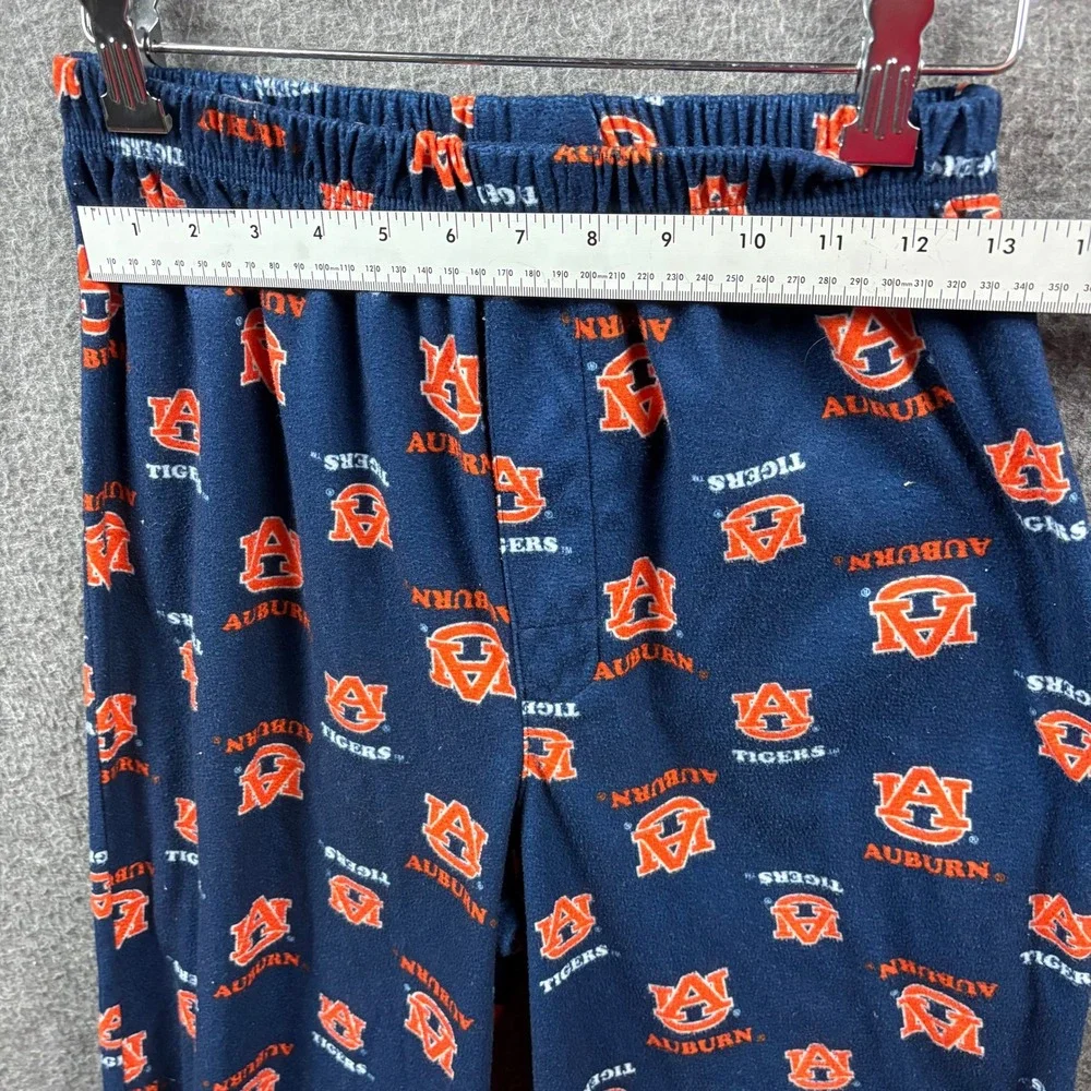 Genuine Stuff Auburn Tigers Fleece Pajama Pants‎ Unisex XL Navy Orange Logo